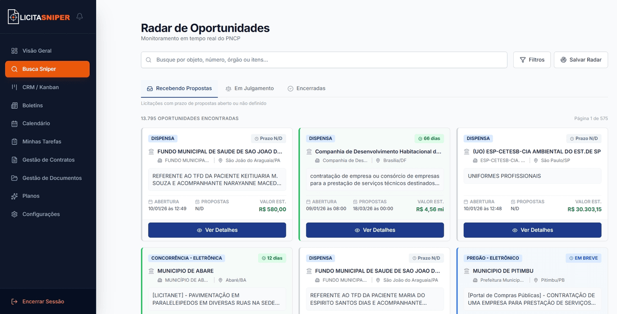 Radares Personalizados